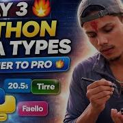 Day 3 Python Data Types Explained Beginner To Pro 100 Days Python Challenge