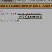 PHP String Function Chr