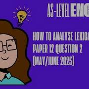 Paper 2 Question 2 How To Analyze Lexical Choices