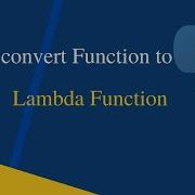 Lambda Function In Python