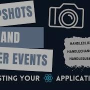Testing RTL User Events And Snapshots
