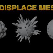DISPLACE MESH с текстурой в Blender узлы геометрии