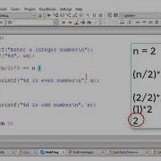 C Program To Check Even Or Odd Number Without Using Modular Division Operator