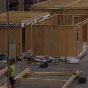 Time Lapse Constuction Of Modular Buildings