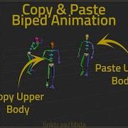 EasyBip Copy Paste Biped Animations 3dsmax Biped 3danimation Animation Tutorial Maxscript