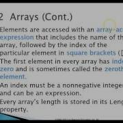 IT 1050 Chapter 8 Arrays Part 1