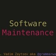 Software Maintenance SWEBOK Chapter 5