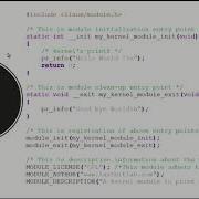 Linux Device Driver Lecture 8 Writing A Kernel Module And Syntax