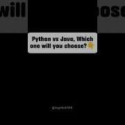 Python Vs Java Which Is Best Shorts Python Java Pythonprogramming Javaprogramming