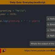 DailyQuiz Question 24 Everyday JavaScript Implicit Explicit Type Casting