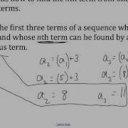 Sequences Recursive Formulas Basic