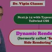 Dynamic Rendering In Next JS Server Side Rendering In Next JS Next Js 14 Tutorial 54