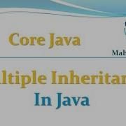 Core Java 43 Multiple Inheritance In Java