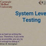 L18 System Level Testing