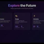 Glassmorphism Cards With 3D Tilt Effect CSS JavaScript Tutorial Modern UI Design
