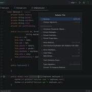 20 Refactoring Menu