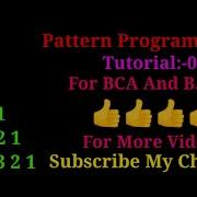 Number Pattern Program C Programming Shorts Coding