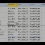 Creating A Quick Schedule