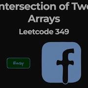 Intersection Of Two Arrays Leetcode 349 Java