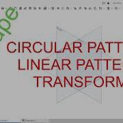 18 Onshape Linear Pattern Circular Pattern And Transform