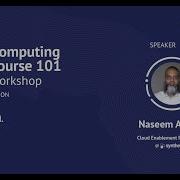 Cloud Computing Crash Course 101 MAFH Workshop