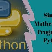 Simple Mathematical Operation In Python