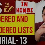 Styling Ordered And Unordered Lists In CSS CSS Lists Complete CSS Tutorial In Hindi 13