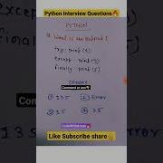 Python Interview Questions Shorts Python3 Python Shortsvideo Programming Code