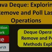 Java Deque Exploring Remove And Poll Last Operations Java Collection Framework