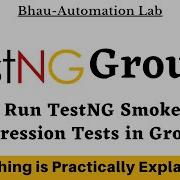 TestNG Groups How To Run TestNG Smoke Sanity Regression Tests In Groups