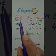 Elapsed Time MathMarrow Math Shorts Start And End Time