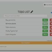 Todo List App Angular Beginner