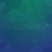 Vibrant Blue Polygonal Background 4K