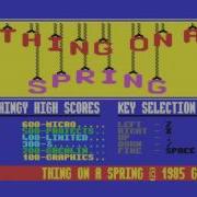 Thing On A Spring Gameplay C64