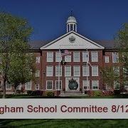 2019 08 12 Hingham School Committee