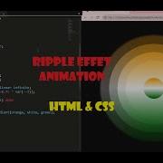 Ripple Effect Animation HTML CSS