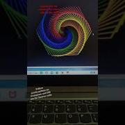 Rainbow Benzene Using Python Turtle Graphics By Only Python