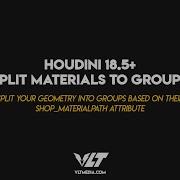 Houdini 18 5 Split Material To Groups