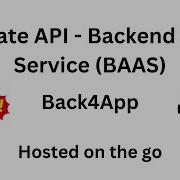 Create Backend API Using Back4App Backend As A Service
