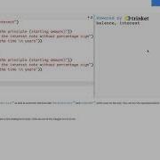 Compound Interest Using Python