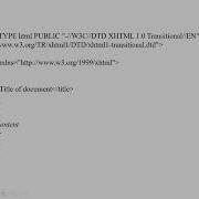 Web Technologies XHTML