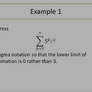 5 2 1 Sigma Notation And Limits Of Finite Sums
