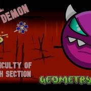 HeLL 100 Medium Demon By Serponge Geometry Dash Difficulty Of Each Section