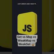 Set Vs Map Vs WeakMap Vs WeakSet In JavaScript When To Use What Coding Programming Javascript