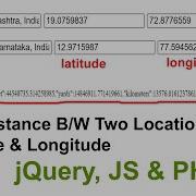 How To Find Distance Between Two Location Using Latitude And Longitude In Hindi