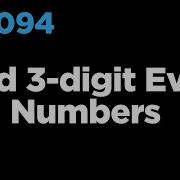 2094 Find 3 Digit Even Numbers LeetCode HashMap