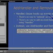 VB AddHandler And RemoveHandler