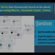 Alteryx Macro Dynamic Input Union Display Excel Sheets Data Dynamically Alteryx Interview Part8