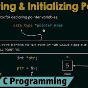 Declaring Initializing Pointers In C