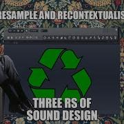 RECORD RESAMPLE RECONTEXTUALISE Your Drums THE 3 Rs Of Sound Design
